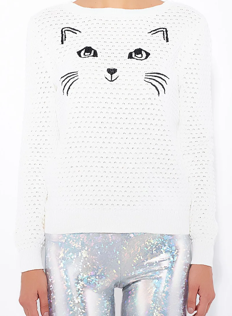 Ginger Slogan Sweatshirt