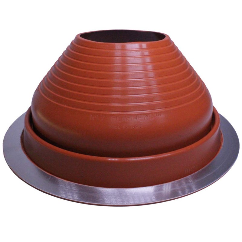 Flashers 7 Silicone High Temp Flexible Roof Jack Pipe Boot Metal Roofing Pipe Flashing Pipe OD 6 to 11 100 Made in The USA