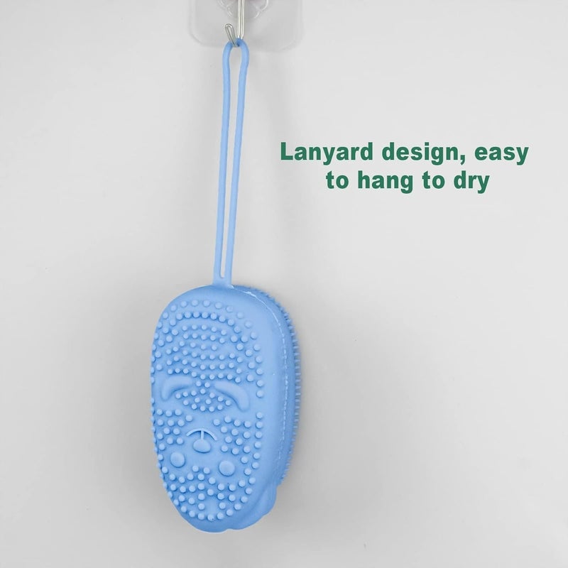 FICTIOUS Silicone Soap Cover & scruber Silicone Shower Brush Body Bath Brush Scrubber with Added soap, Massage Bath Brush, Shower Loofah Brush to Deep Cleaning Skin Multi Color - Image 4