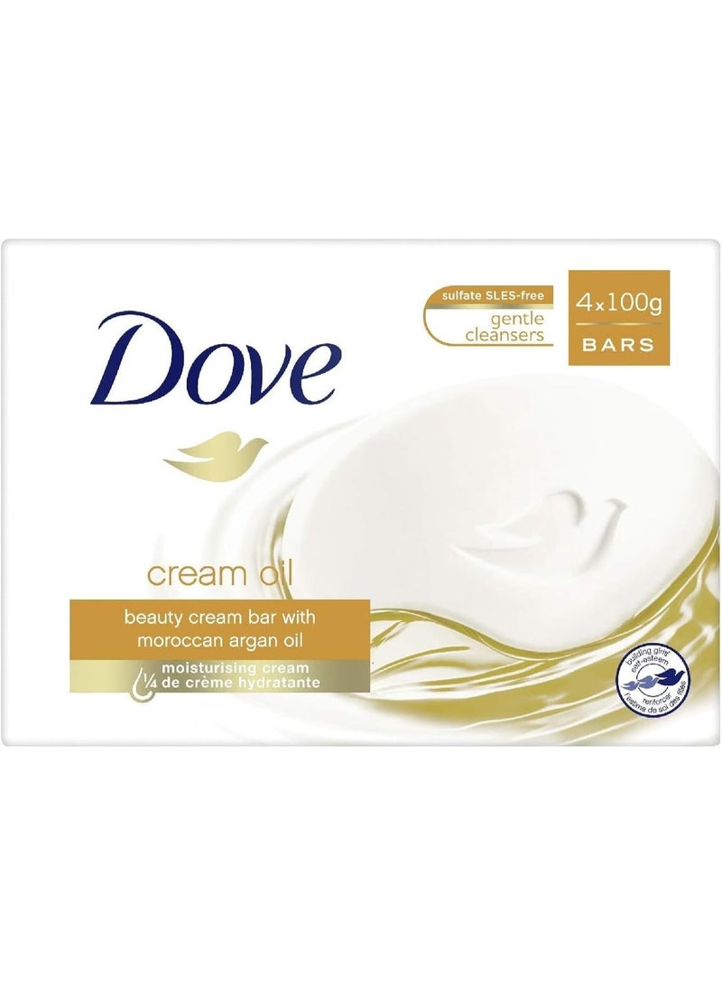 Dove Nourishing Beauty Cream Bar 4 x 90 g. - Image 2