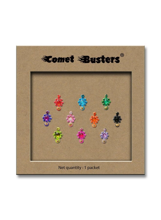 Comet Busters Multicolor Bindi For Women (Bin185)(9Mm) - Image 5