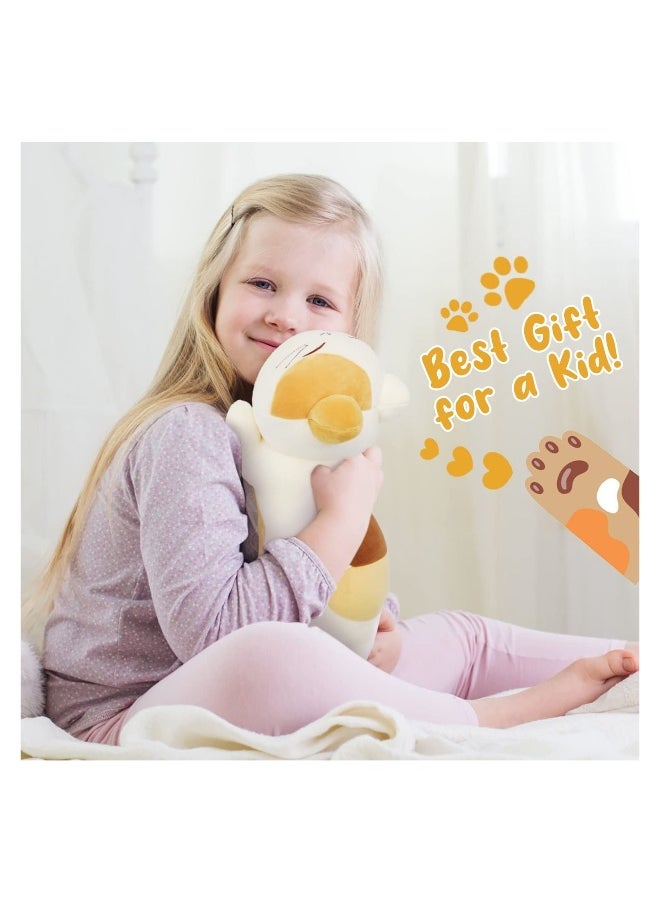 Generic - Cat Plushie Doll, Stuffed Animal Kitten Cat Plush Toy 16 inch Soft Fluffy Pillow Hugging Toy Cute Plush Toy Fluffy Plush Toy for Present Every Age & Occasion - Image 1