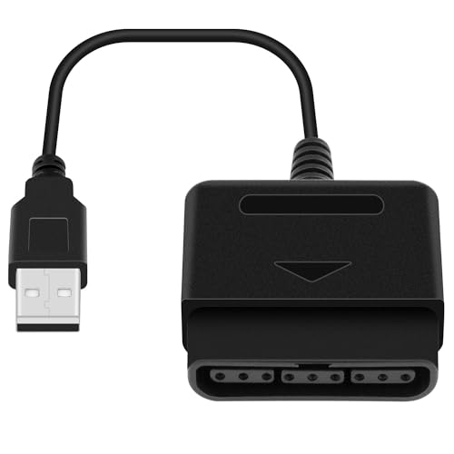 OSTENT USB Adapter Converter Cable Cord for Sony PlayStation 1/2 PS One PSX Wired Controller Gamepad Joystick to PC Laptop - Image 1