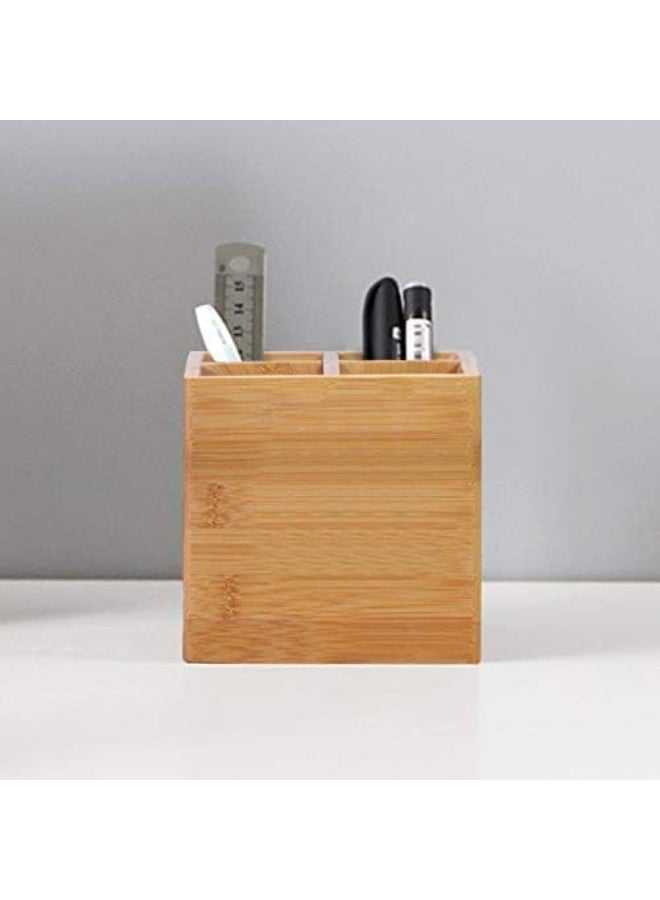 أركوس حامل أدوات من الخيزران Arcos 794800 مقاس 150x160x160مم منظم بأربعة أقسام - Image 4