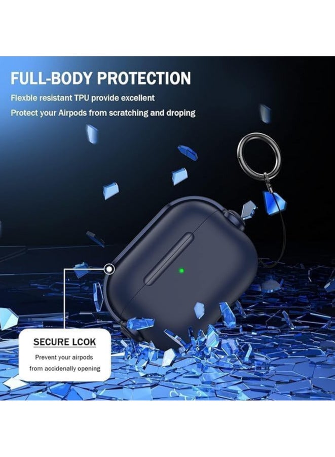 New Case for Airpods 4th Generation with Lock，Gray green - Image 5