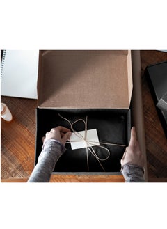 HYFY [10 PCS] Black Shipping Box Cardboard Box 30x23x8cm Small Cardboard Boxes Corrugated Box Cardboard Shipping Boxes Small Carton Cardboard Boxes For Mailing Box Packaging E Commerce Moving Box  - Image 4