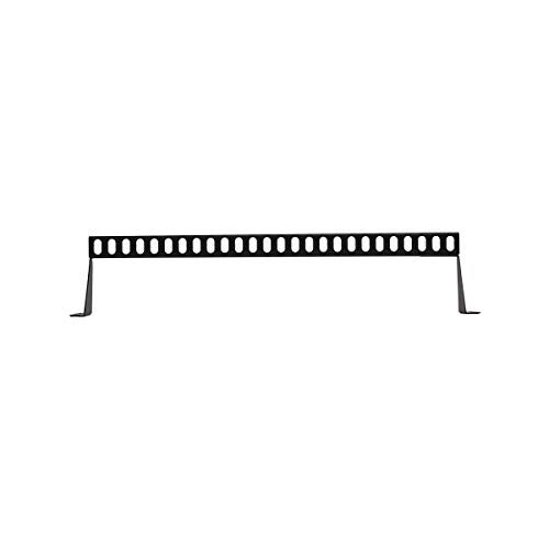Navepoint 1U Horizontal 19-Inch Rack Mount Cable Management Bracket Cross Bar Panel Black - Image 3