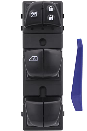 Obaee Power Window Switch Main Control Button Compatible with Nissan Altima 20132016 Tiida 20112016 Juke 20102017 SylphyQashqaiXTrailRogue Sport Replaces OEM 254011KA0C 254013NF0A - Image 1