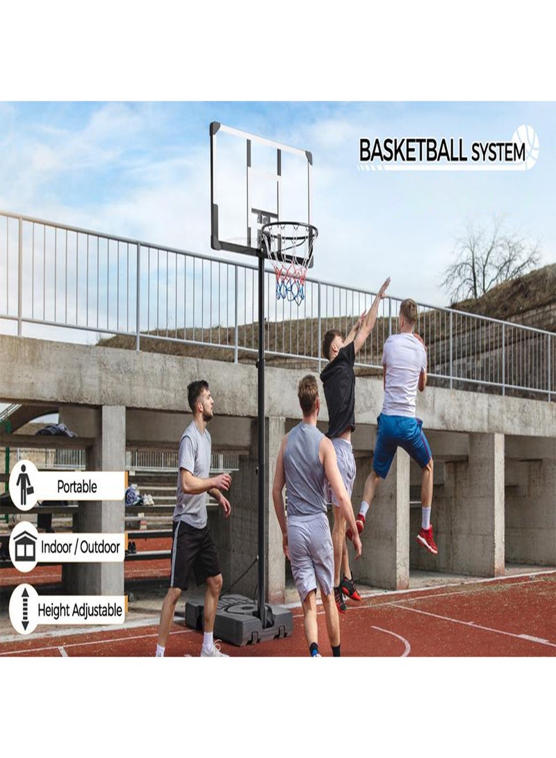 GT-Wheel Basketball Hoop & volleyball Poolside Portable Adjustable Swimming Pool Water Basketball with Backboard Stand for Indoor Outdoor - Image 5