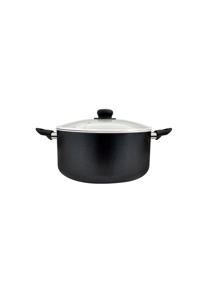 Rossetti Milano Non-Stick Casserole with Glass Lid (30cm) - Image 1