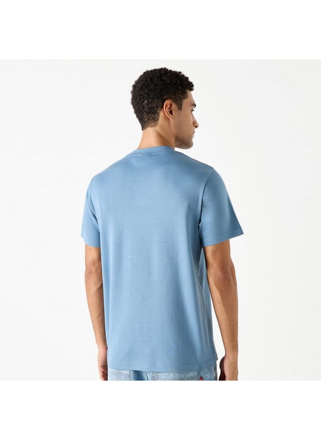 Kappa - Kappa Logo Print Crew Neck T-shirt with Short Sleeves - Image 1