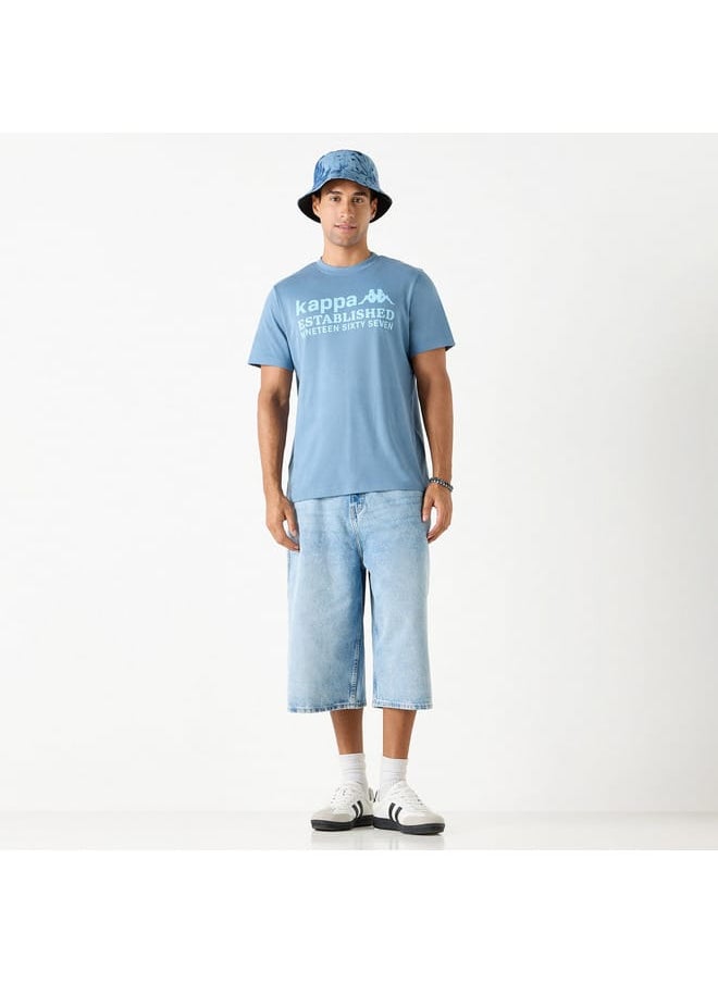 Kappa - Kappa Logo Print Crew Neck T-shirt with Short Sleeves - Image 1
