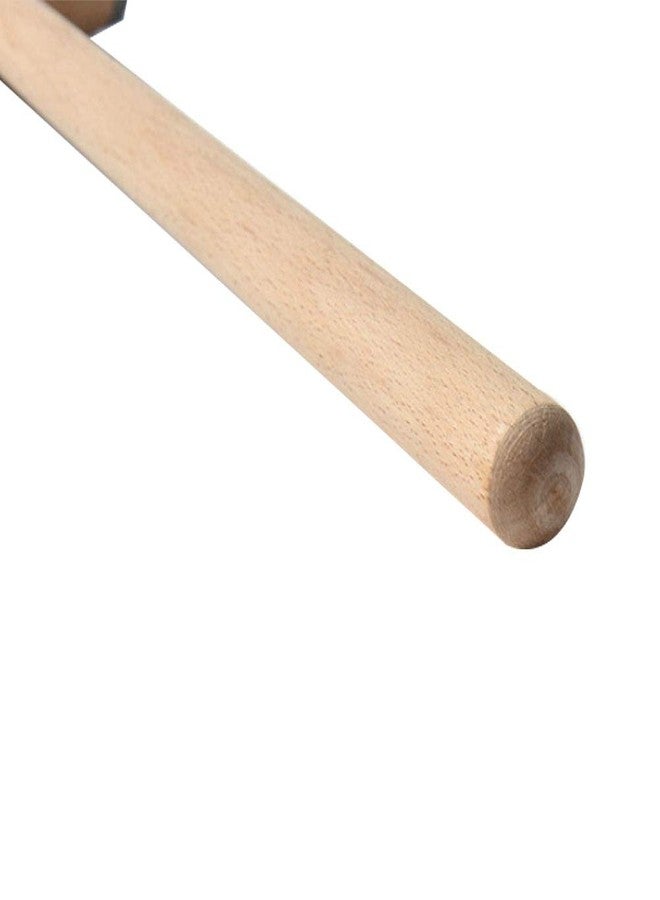Raguso Meat Tenderiser Hammer Aluminium Meat Tenderiser Hammer Wooden Handle Hammer for Restaurant Soft Mallet - Image 2