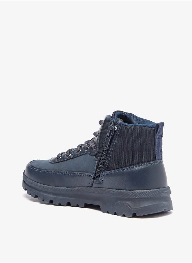 Lee Cooper Boys' Solid Low Ankle Boots with Zip Closure  - Image 2