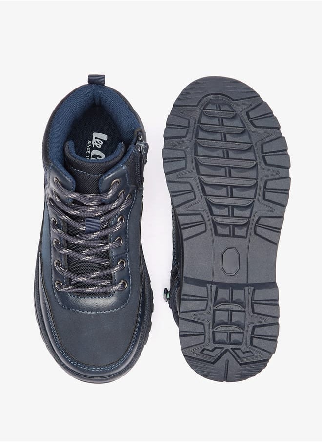 Lee Cooper Boys' Solid Low Ankle Boots with Zip Closure  - Image 4