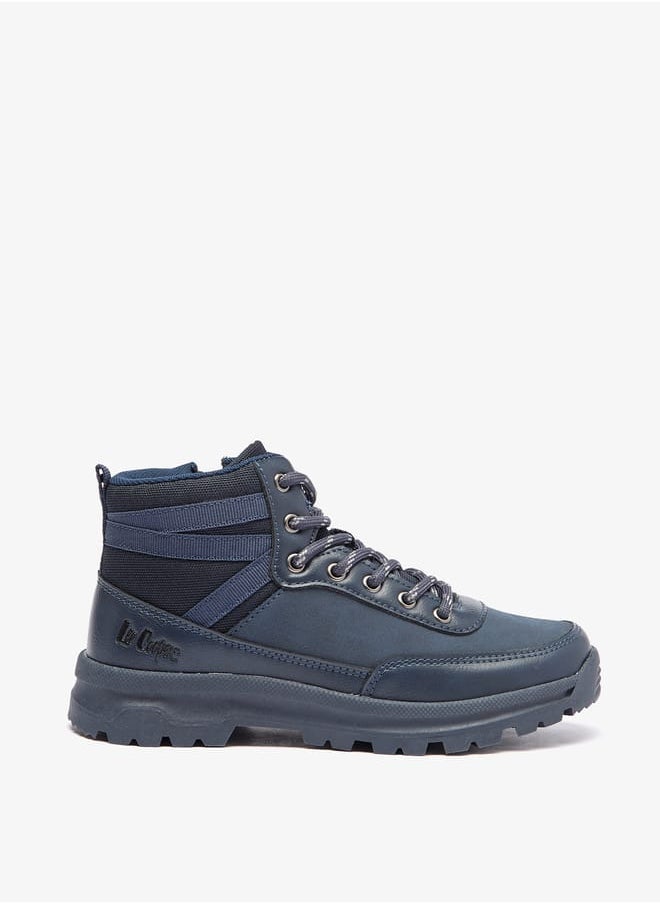 Lee Cooper Boys' Solid Low Ankle Boots with Zip Closure  - Image 1