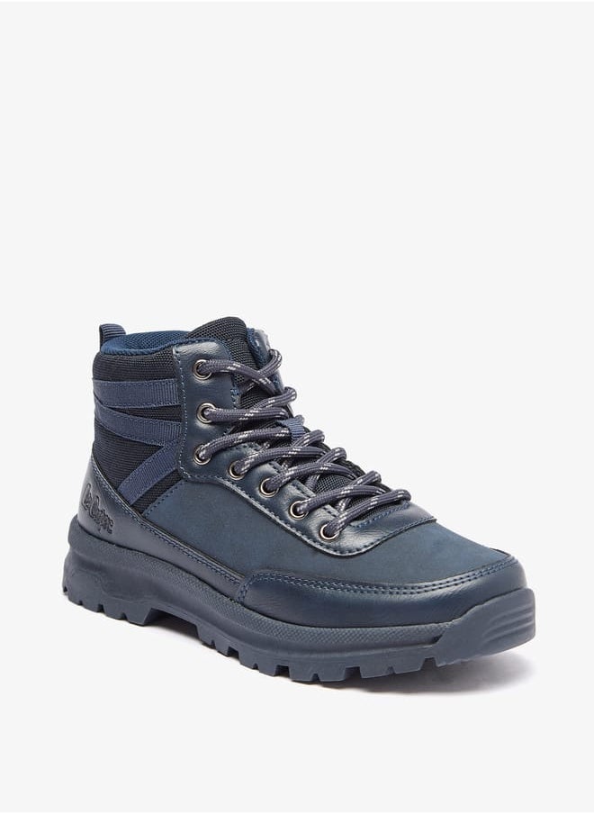 Lee Cooper Boys' Solid Low Ankle Boots with Zip Closure  - Image 3