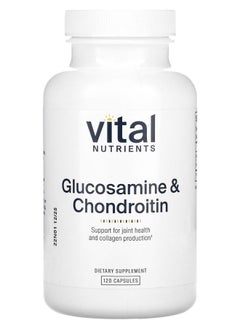 Vital Nutrients Glucosamine & Chondroitin 120 Capsules 