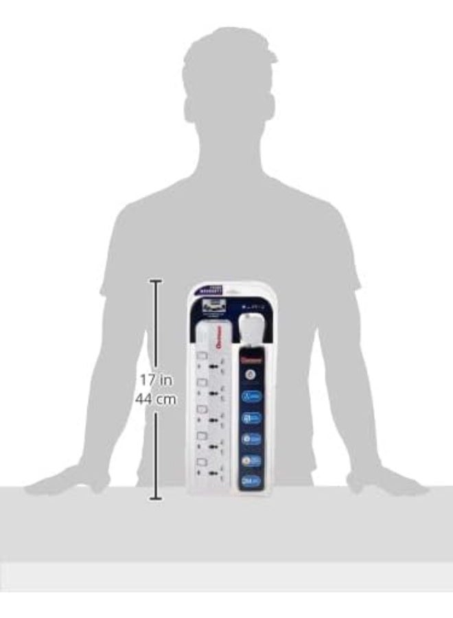 Oshtraco OTC3315S-2M 5 Way Universal Extension Socket with 2 Meter Cord - Image 3