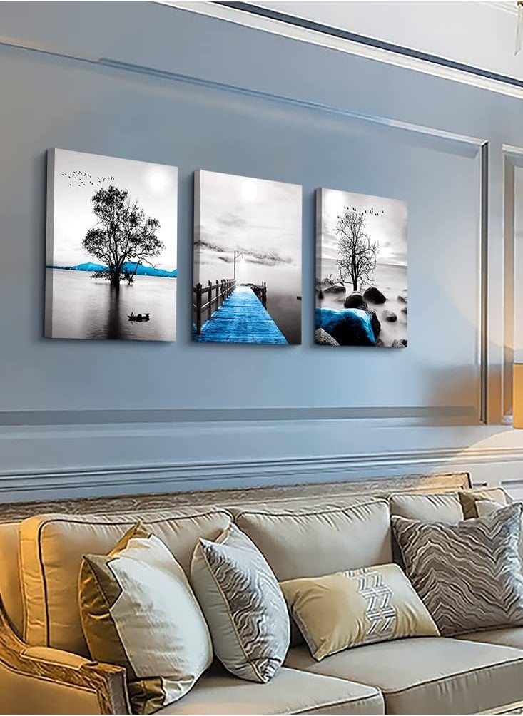 Billboard, 3 pieces, 90 cm x 42.5 cm, 30 mm thick, with high-quality digital printing - UV layer to protect against scratches and color protection