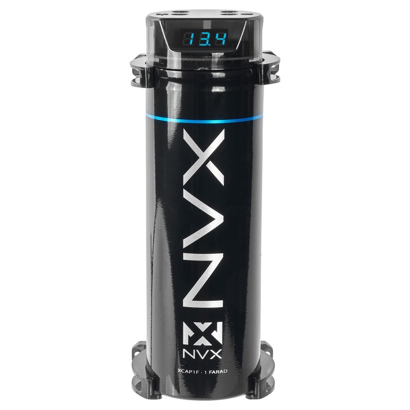 NVX XCAP1F True 10 Farad 20V Digital Capacitor with Digital ReadOut Builtin Distribution Block