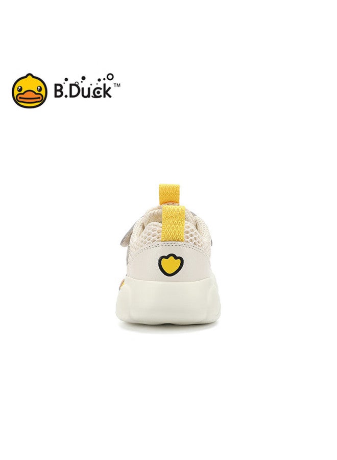 B.duck Little Yellow Duck Children's Breathable Mesh Casual Shoes Boys And Girls Single Mesh Sports Shoes 3043 Beige 21 - Image 5