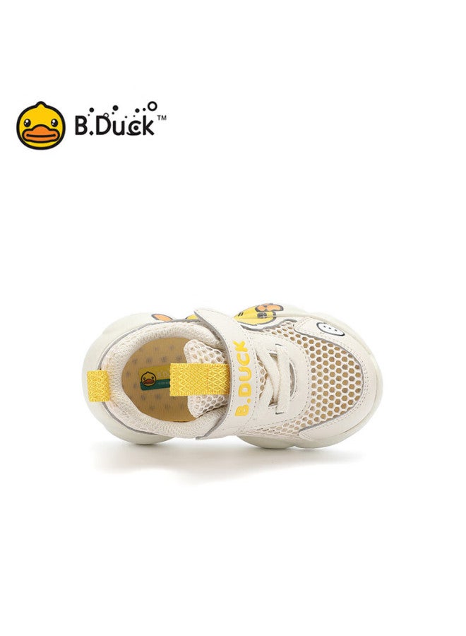 B.duck Little Yellow Duck Children's Breathable Mesh Casual Shoes Boys And Girls Single Mesh Sports Shoes 3043 Beige 21 - Image 4