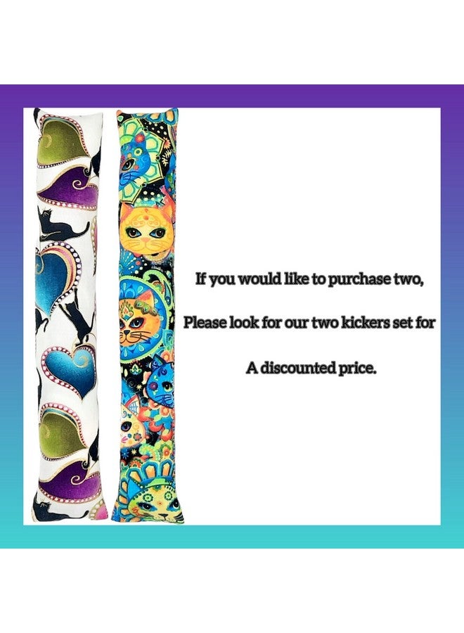 One Catnip kicker toy 11"/30 designs, silver vine toys, Cat kicker toy, Christmas gifts for cats, Cat birthday gift, Kicker stick, toys for indoor cats, cat gifts under 10, Made in USA - Image 4