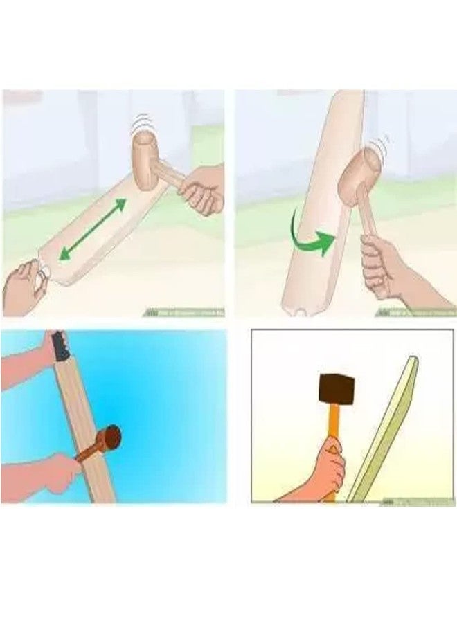CABRIO Cricket Bat Wooden Mallets(Hammer) bat Care Double Side Knocking & Preparing New Cricket - Image 3