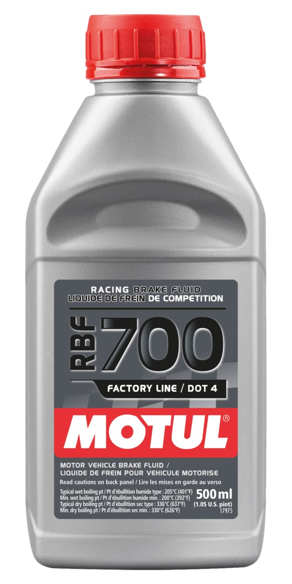 Motul 111257 RBF 700 Factory Line Brake Racing Fluid Full Synthetic DOT 4 High Performance Extreme Temperature - Image 1