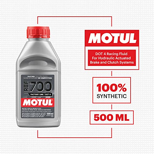 Motul 111257 RBF 700 Factory Line Brake Racing Fluid Full Synthetic DOT 4 High Performance Extreme Temperature - Image 3