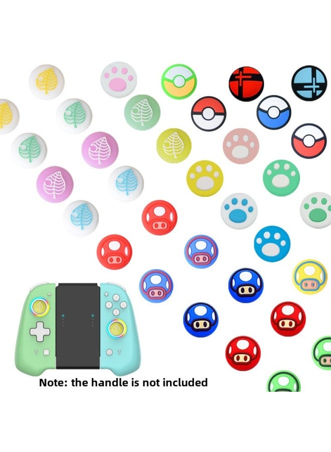 Nintendo Switch Handle Button Cap Joy-con Silicone Protective Cap Switch Game Theme Silicone Cap-Product Color:12  - Image 5