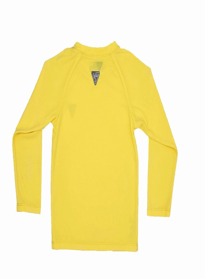 Wild J Toddler Long Sleeve Sun Protection Shirt for Hiking Swimwear Outdoor Adventure Kid's Play (US, Age, 12 Months, 18 Months, Yellow) - Image 2