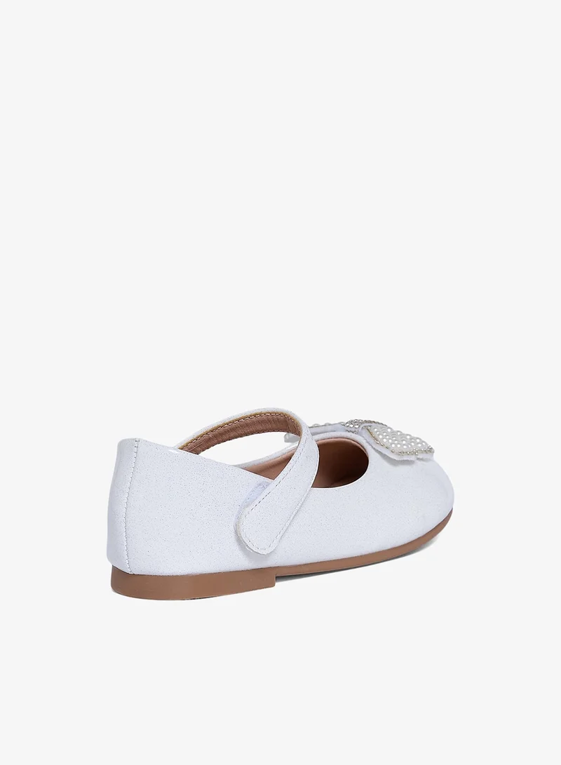 Geoomnii WHITE Geoomnii Infant Girls Ballerina Shoes – Soft Closed-Toe Flats for Baby Girls, Comfortable Daily Wear & Special Occasions for Women | Best Price UAE