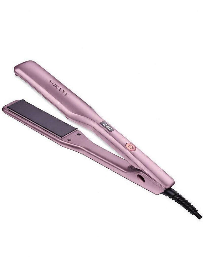 Sokany Digital Hair Straightener 399 °C - Rose Gold - SK-15068