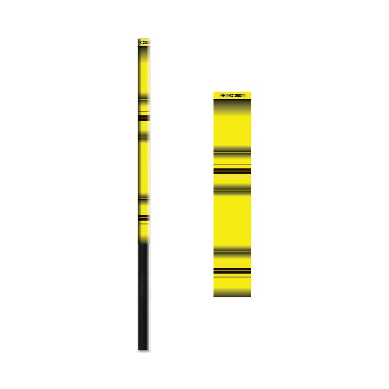 Bohning 7" Printed Wrap 7" Yellow Airbrush Tiger Standard Arrow Wrap, 12pk - Image 5