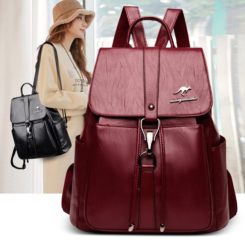 2023 New Korean Fashion All-Match Travel Backpack Casual Backpack Female Student Anti-Theft Backpack - Image 2