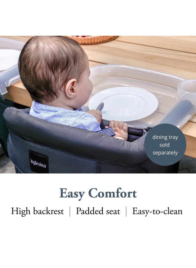 Inglesina Fast Table Chair, Black - Portable Baby High Chair - for Babies & Toddlers 6-36 Months - Collapsible Design - Fits Tables 0.8'' to 3.5'' Thick - Compact & Easy to Use - Travel Bag Included - Image 4