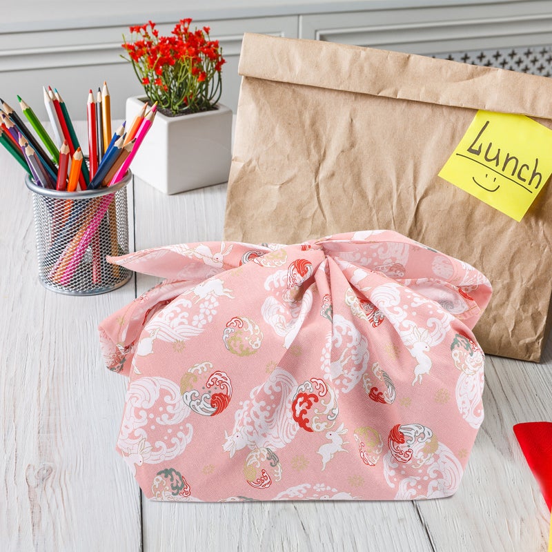 1 Sheet of Japanese Style Box Wrapping Cloth Cotton Packing Cloth For Bento Pattern - Image 2