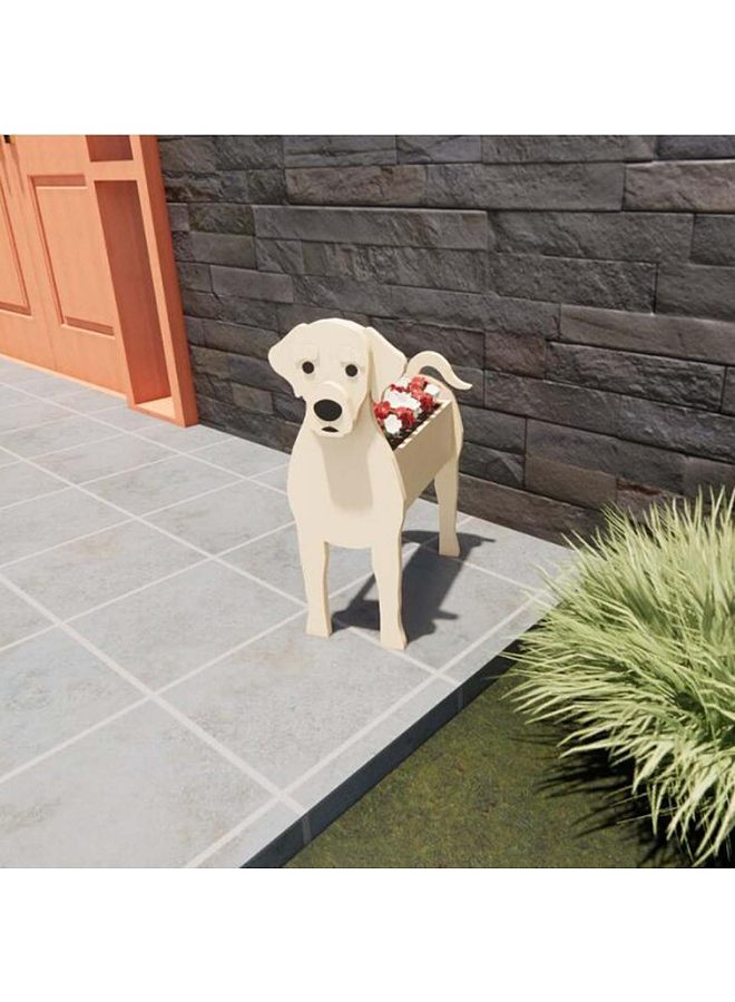 Generic Cartoon Animals Cute Dog Shape Pot Plant Garden Decorated Labrador Planter Type 7  - Image 3