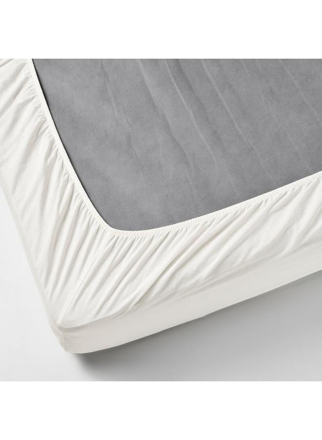 erorex Fitted sheet, white, 90x200 cm - Image 4