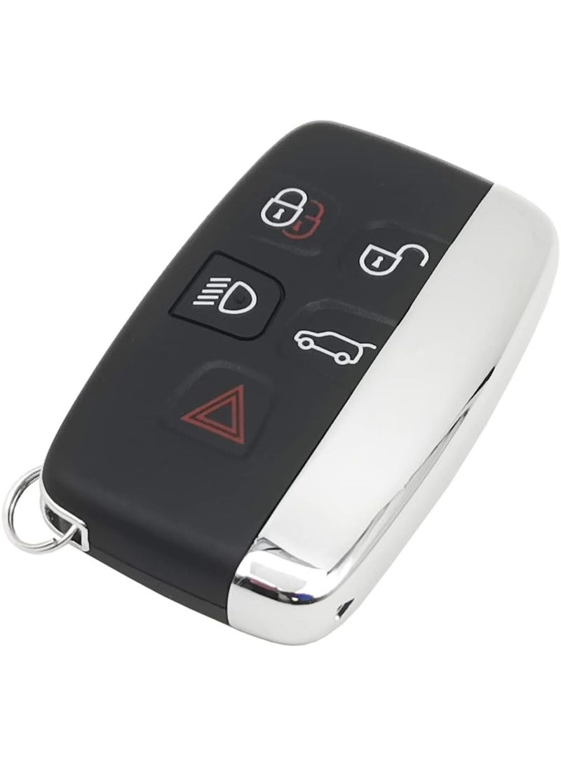 KISSUN Key Fob Cover Case for Land Rover & Jaguar (2014–2018) – Smart Keyless Entry Remote Shell Replacement fits Range Rover Evoque, Discovery Sport, Velar, LR2, LR4, Jaguar XF, XJ, XE - Image 1