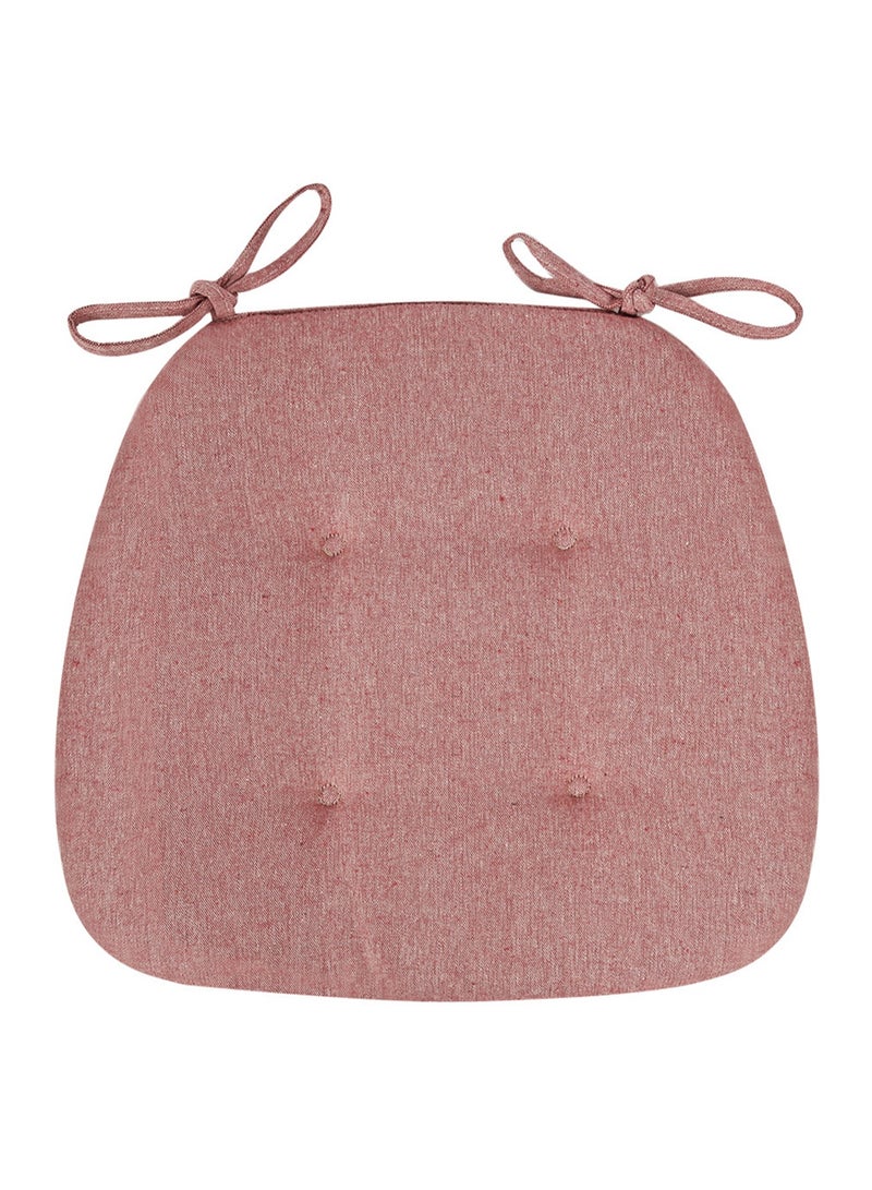 Japanese Style Buttocks Cushion Chair Cushion Fabric Breathable Student Chair Cushion Nordic Stool Dining Table Chair Office Cushion (red)  - Image 1