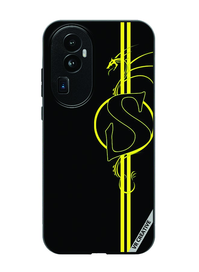 VR CREATIVE Protective Case Cover For Oppo Reno 10 Pro Plus Letter S Design Multicolour - Image 1