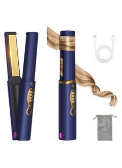 General Wireless Portable USB Charging Global Universal Interface Hair Straightener Hair Straightener Straight Curling Dual-purpose Hair Comb  - Image 1