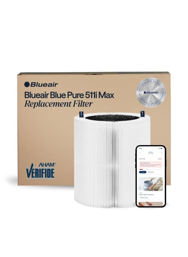 Blueair فلتر بديل أصلي أزرق Pure 511i Max، يناسب جهاز تنقية الهواء أزرق Pure 511i Max - Image 1