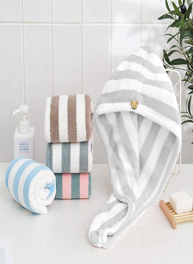 MustHome Towels for Bath Hair Towel Wrap for Women Microfiber Towel Hair Bath Towel for Women Towel for Women High Absorbency 500 GSM Dry Cap Salon Towel (Multicolor) (4) - Image 4