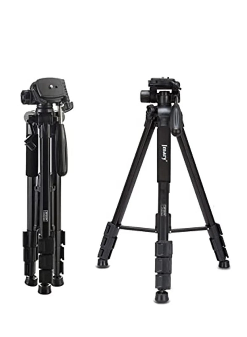 Jmary Jmary KP-2254 Professional Aluminum Tripod Monopod for All DSLR Cameras (Black) - Image 1