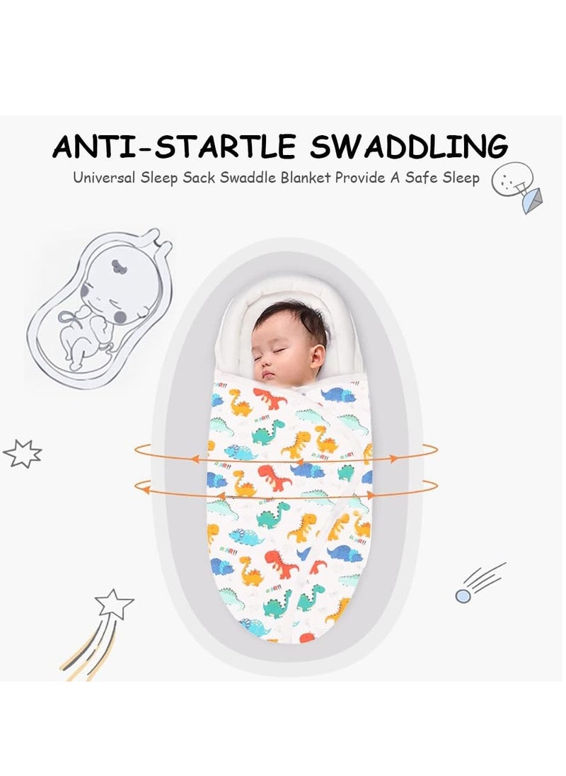 VITION Baby Swaddle Blanket, Newborn Infant Receiving Swaddling Wrap for Boy and Girl (A)  - Image 2