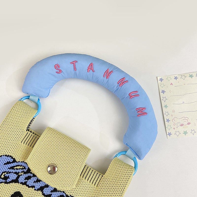 New Cartoon Puppy Knitted Mini Fashion Mobile Phone Bag Commuter Cute Small Portable Student Coin Purse - Image 3